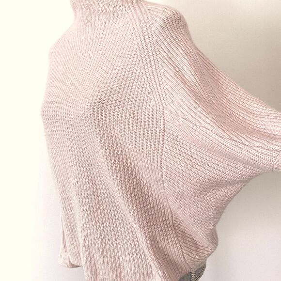 Club Monaco Cashmere Powder Pink Cowl Neck Sweater sz S/P - Picture 6 of 15